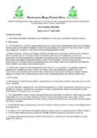 Council Rep Report April 2025